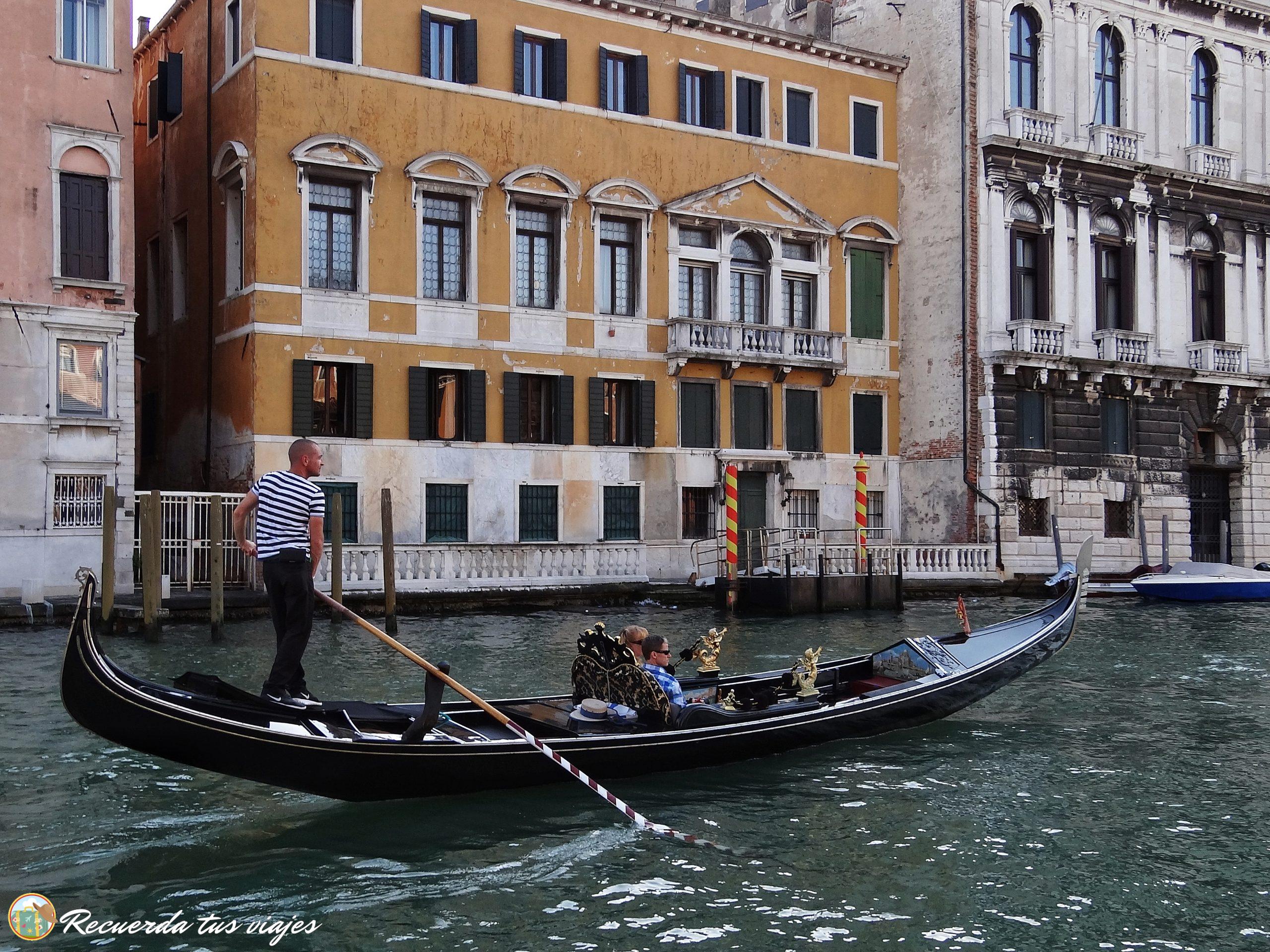 Góndola por el gran Canal