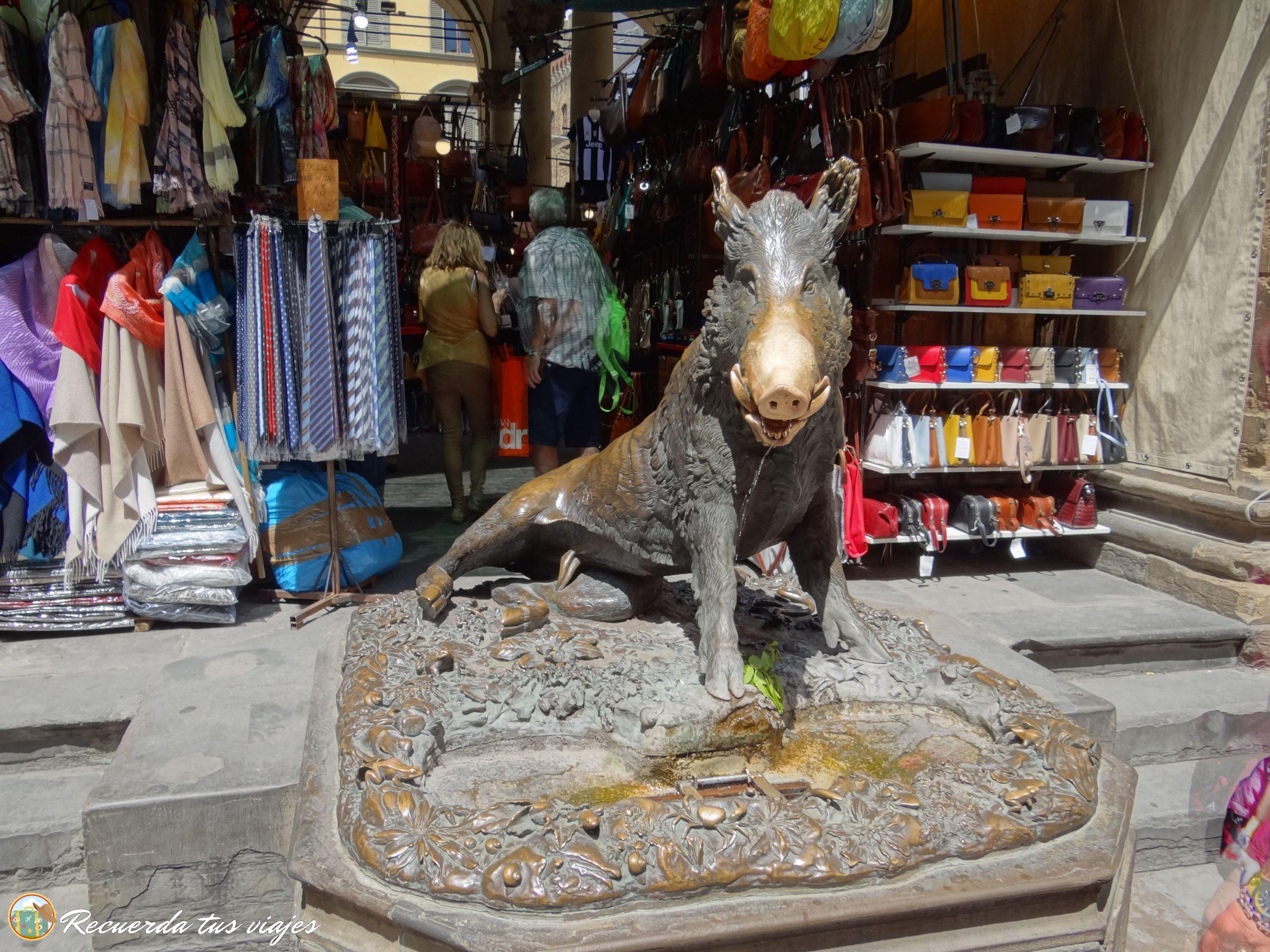 Visitar Florencia desde un crucero - Fuente del Porcellino