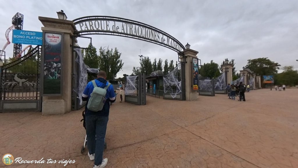 Parque de atracciones halloween