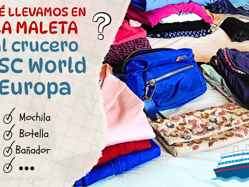 Maleta pra el crucero MCS World Europa