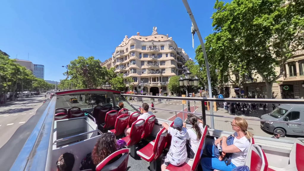 La pedrera - Barcelona en un día de crucero