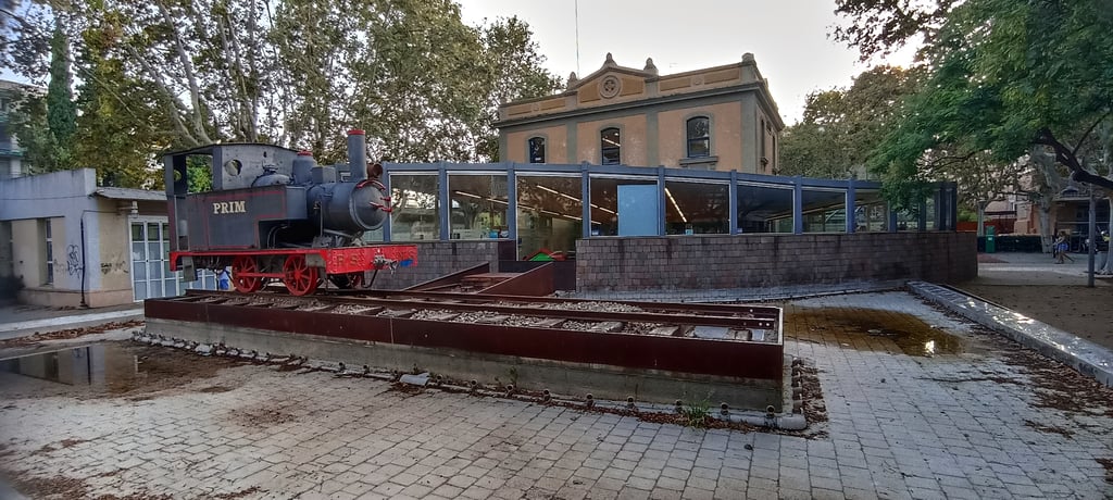 Tren en la antigua estación