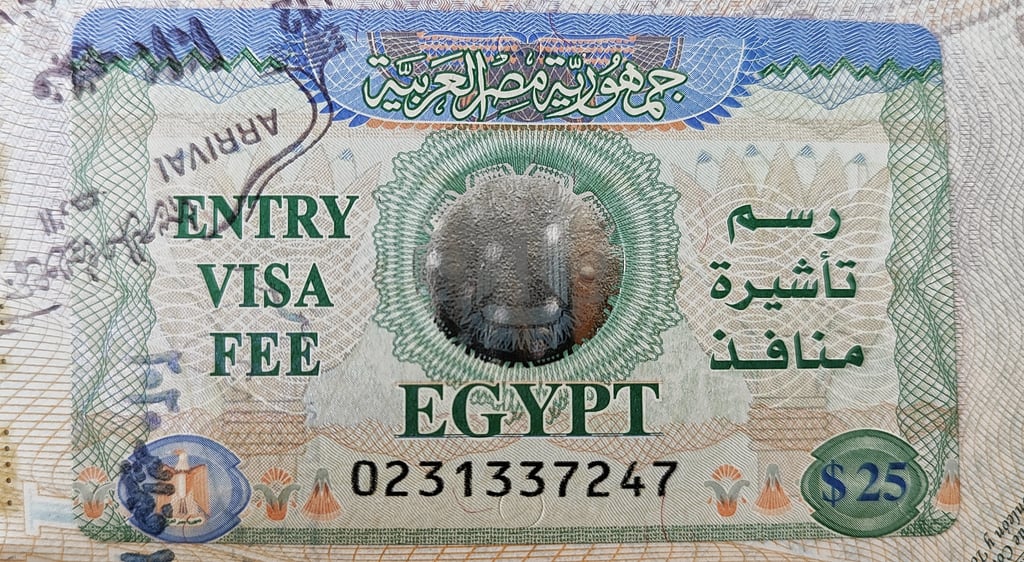 Visado Egipto