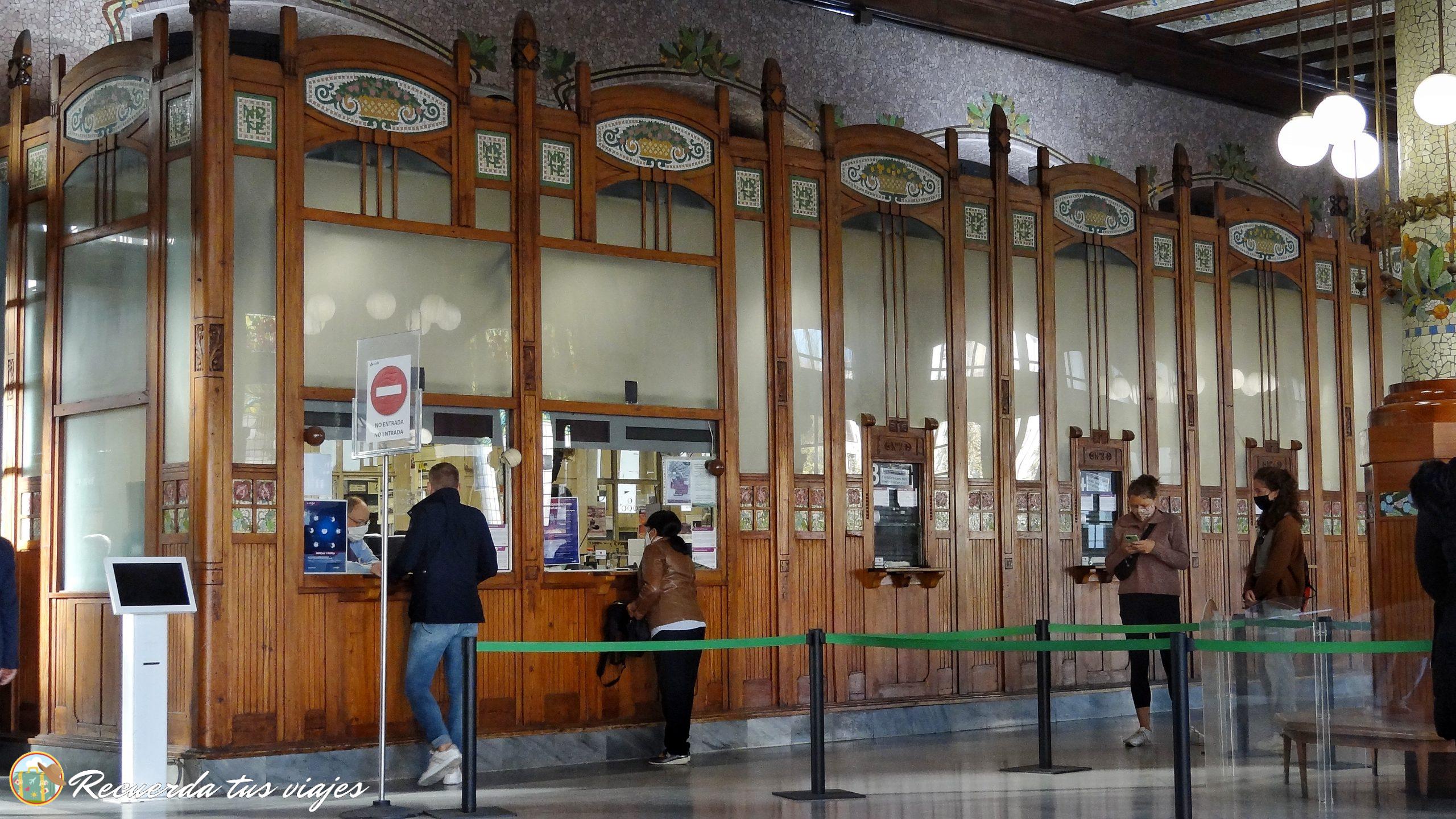 Interior de la estación del Norte