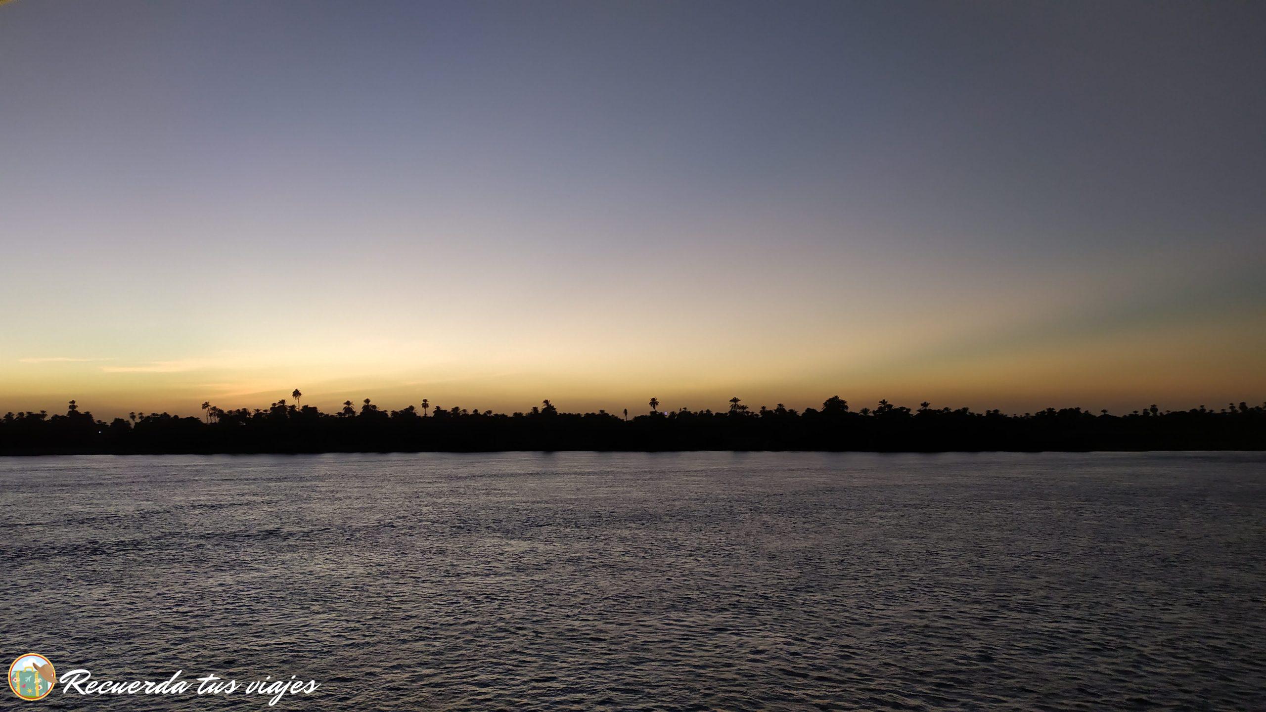 Atardecer en el Nilo
