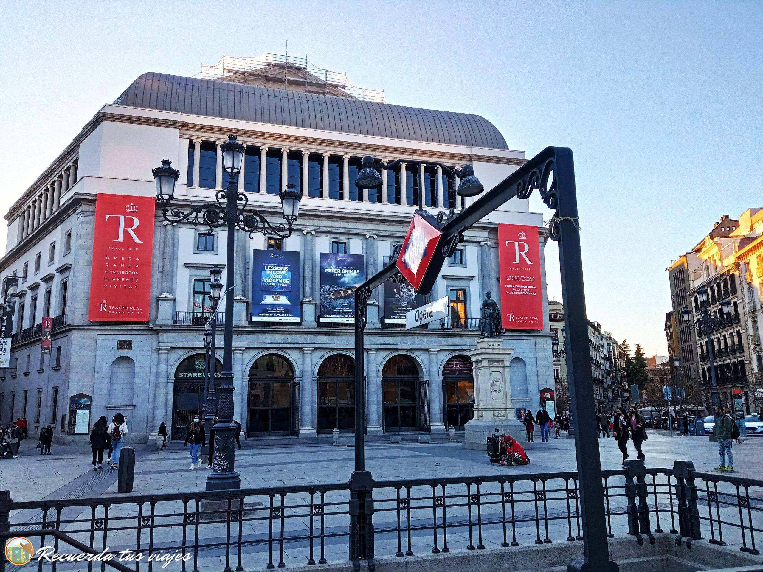 Ruta por el centro de Madrid - Teatro Real