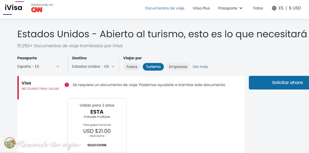 iVisa Estados Unidos - Cómo conseguir tramitar los visados para tus viajes