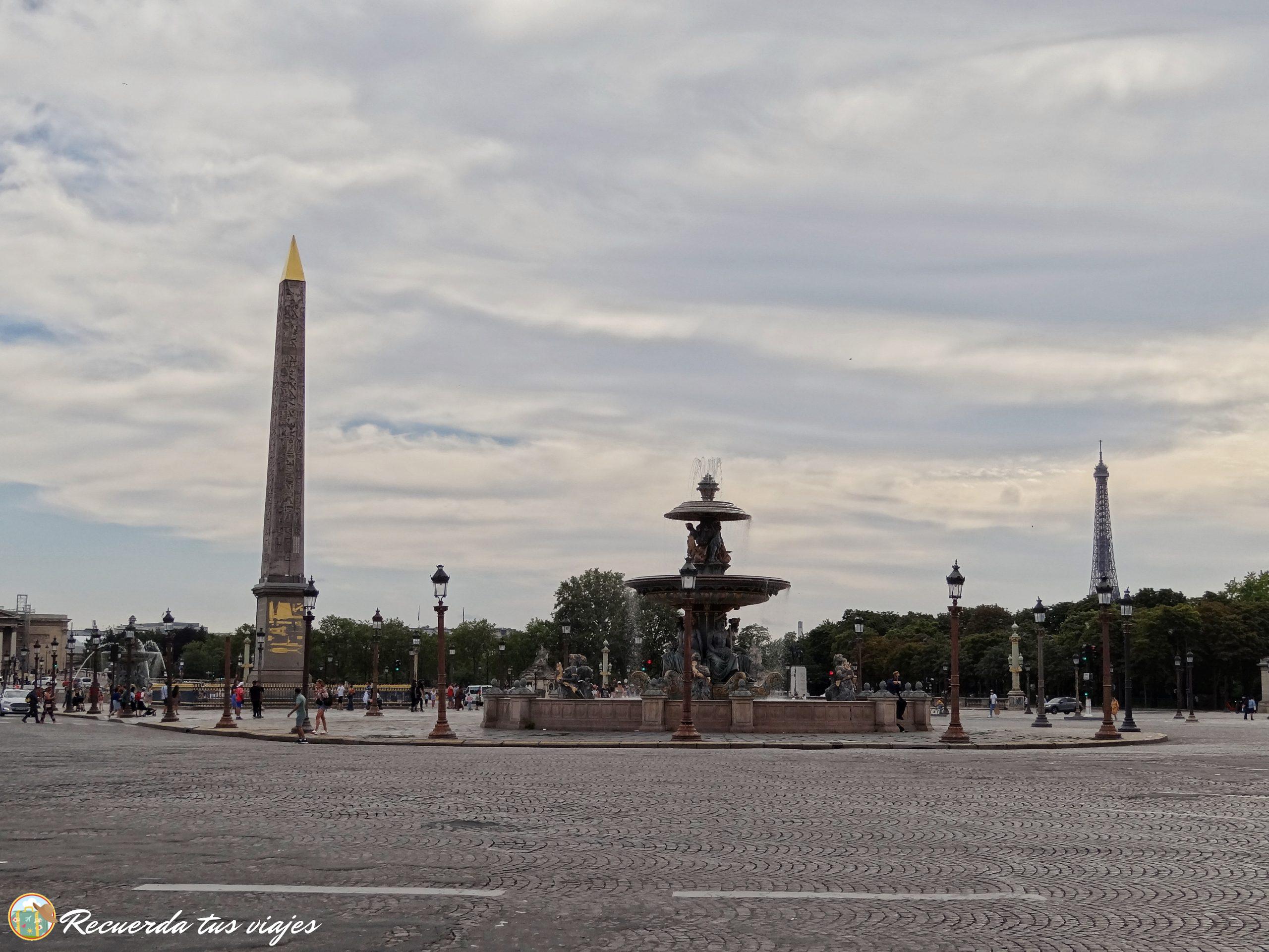 Organiza tu viaje a París - Obelisco de la Plaza de la Concordia
