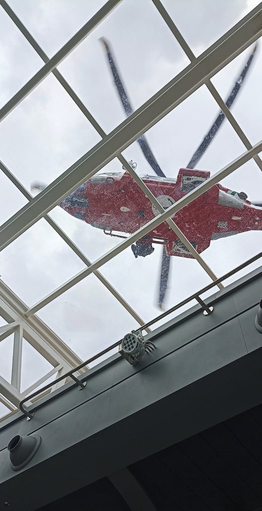 Helicóptero de rescate - 7 días de crucero por el Mediterráneo en el MSC Seashore