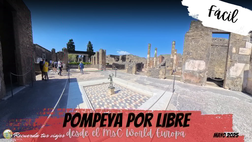 Día 4 Visitamos Pompeya con el MSC World Europa
