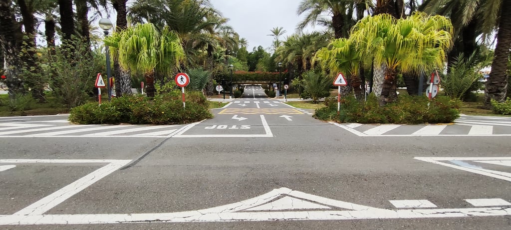Parque infantil de tráfico circuito - Visitar Elche en 1 día en familia