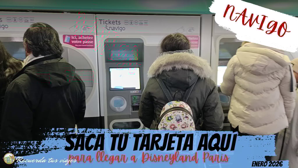 Tarjeta Navigo para llegar a Disneyland París