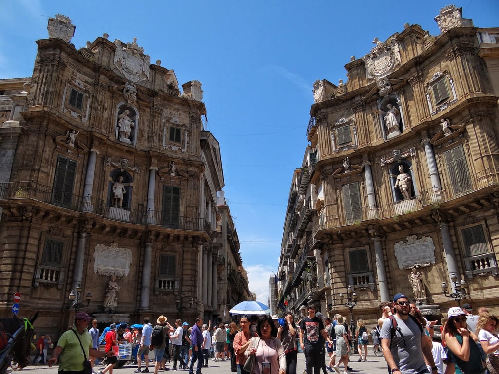 Quattro Canti -Qué ver en Palermo en 1 día desde un crucero