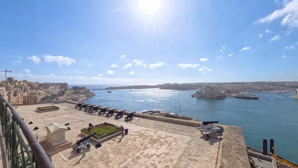 Mirador de Barrakka - Qué ver en La Valeta en 1 día para cruceristas