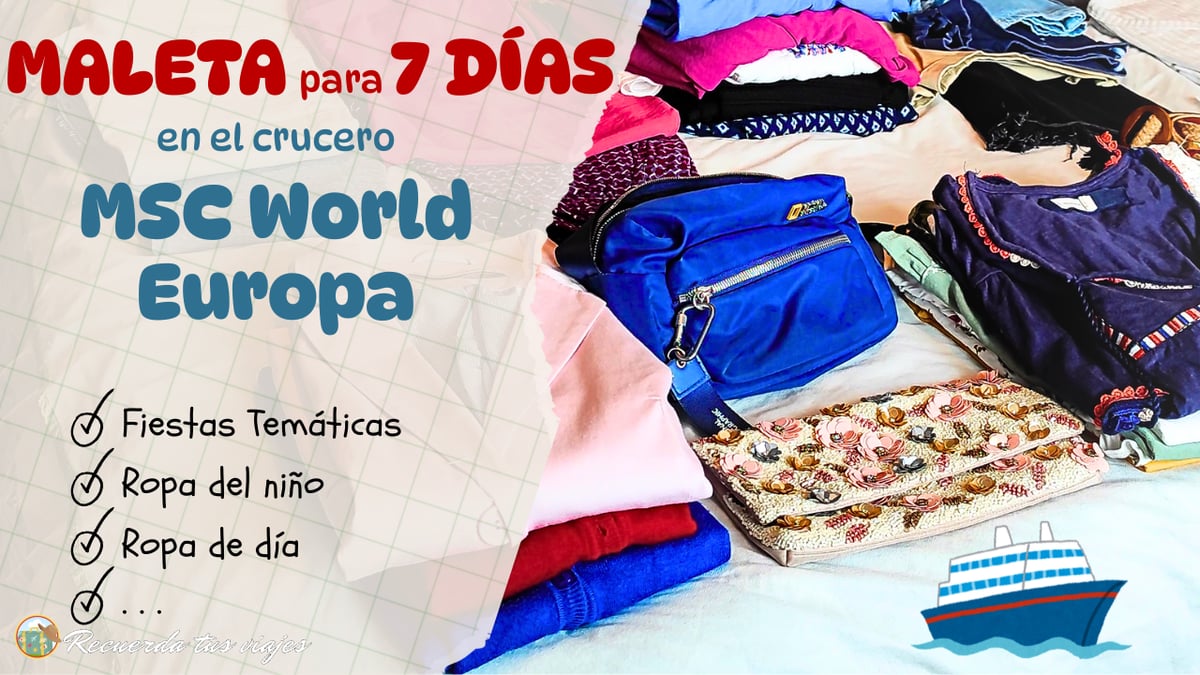 Lee más sobre el artículo Qué llevar en la maleta para un crucero por el Mediterráneo