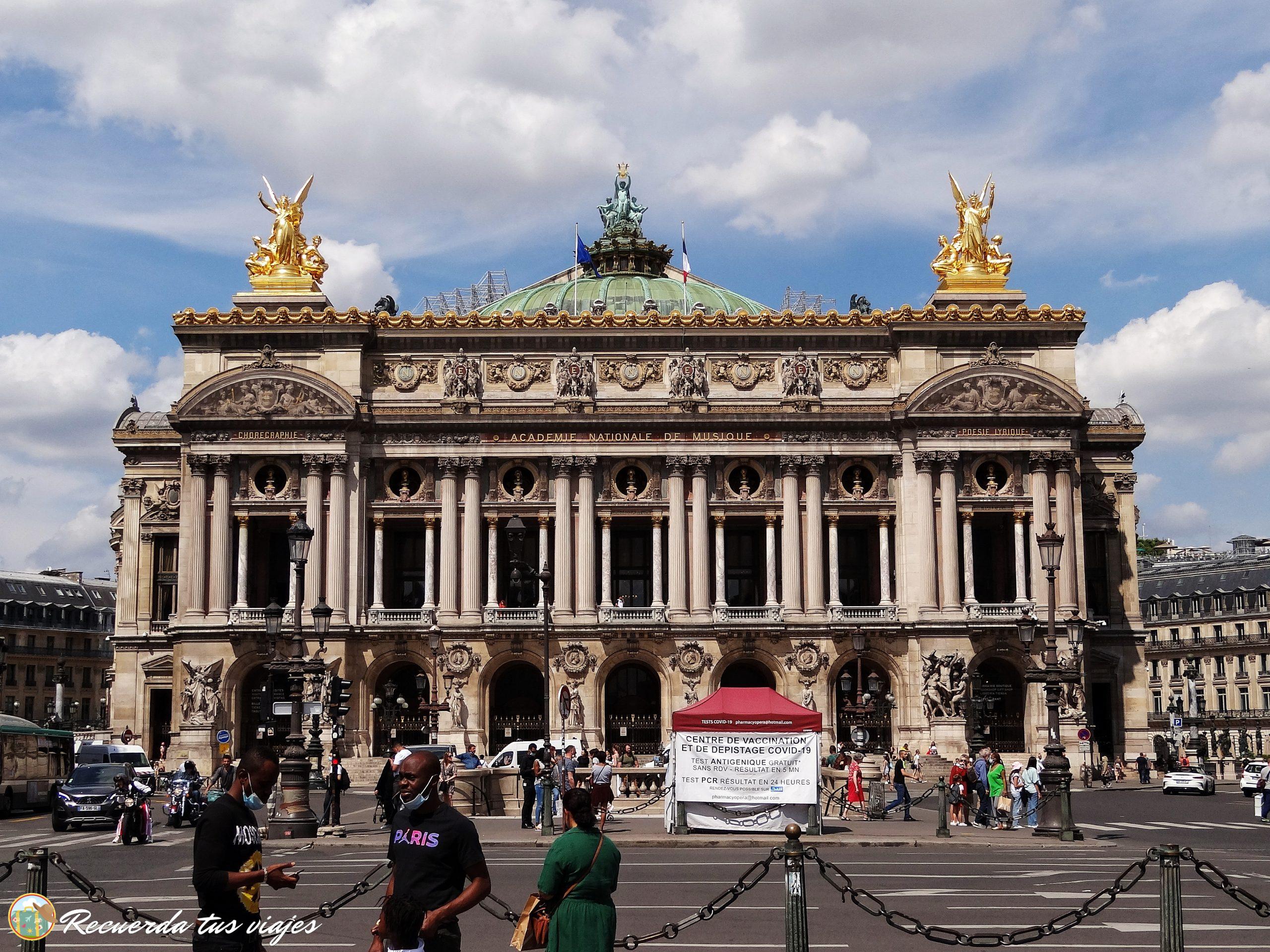 Organiza tu viaje a París - Ópera de Garnier