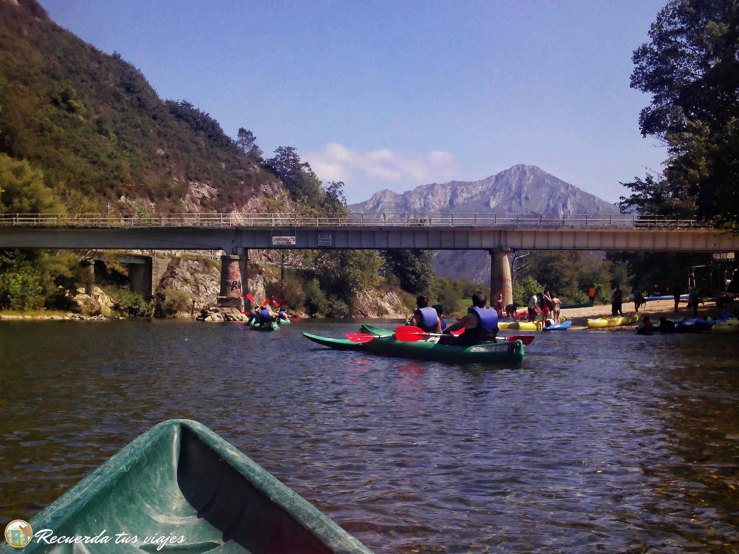 Punto de posible parada - Descenso del río Sella en kayak