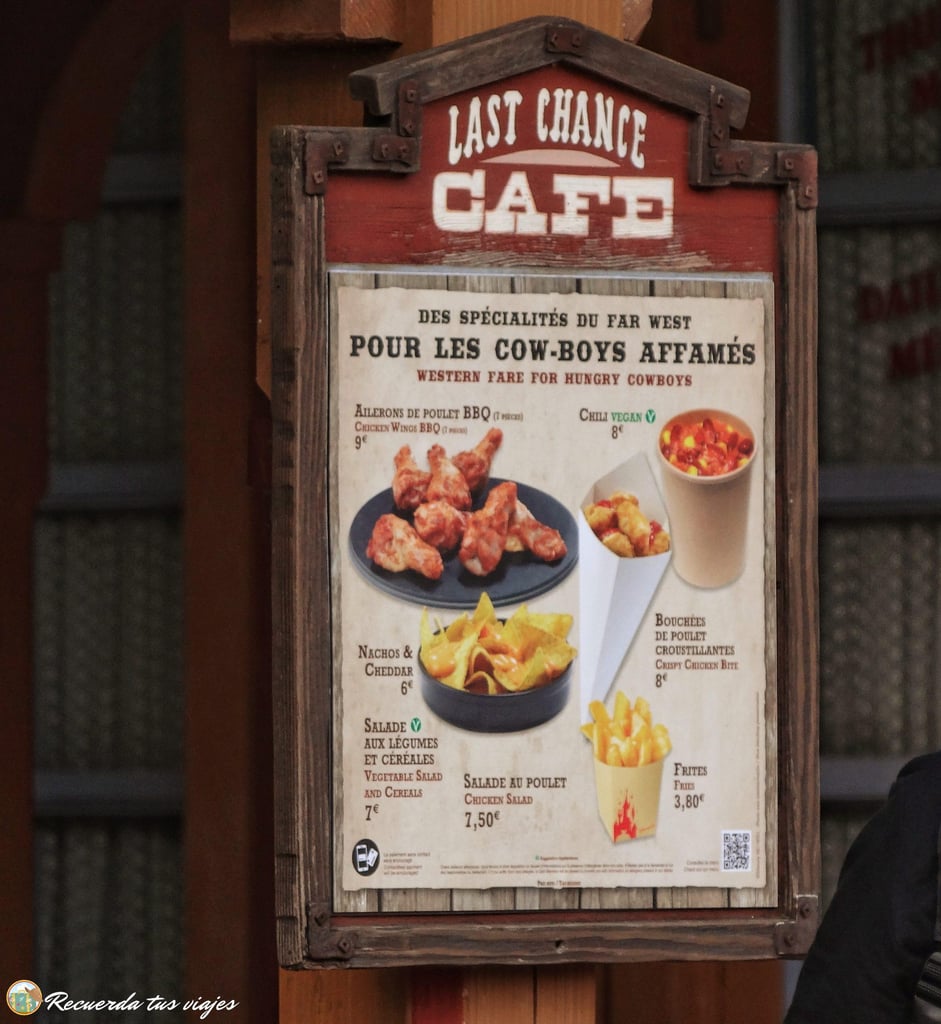 Opciones de comida - Planes de comida y precios en Disneyland París