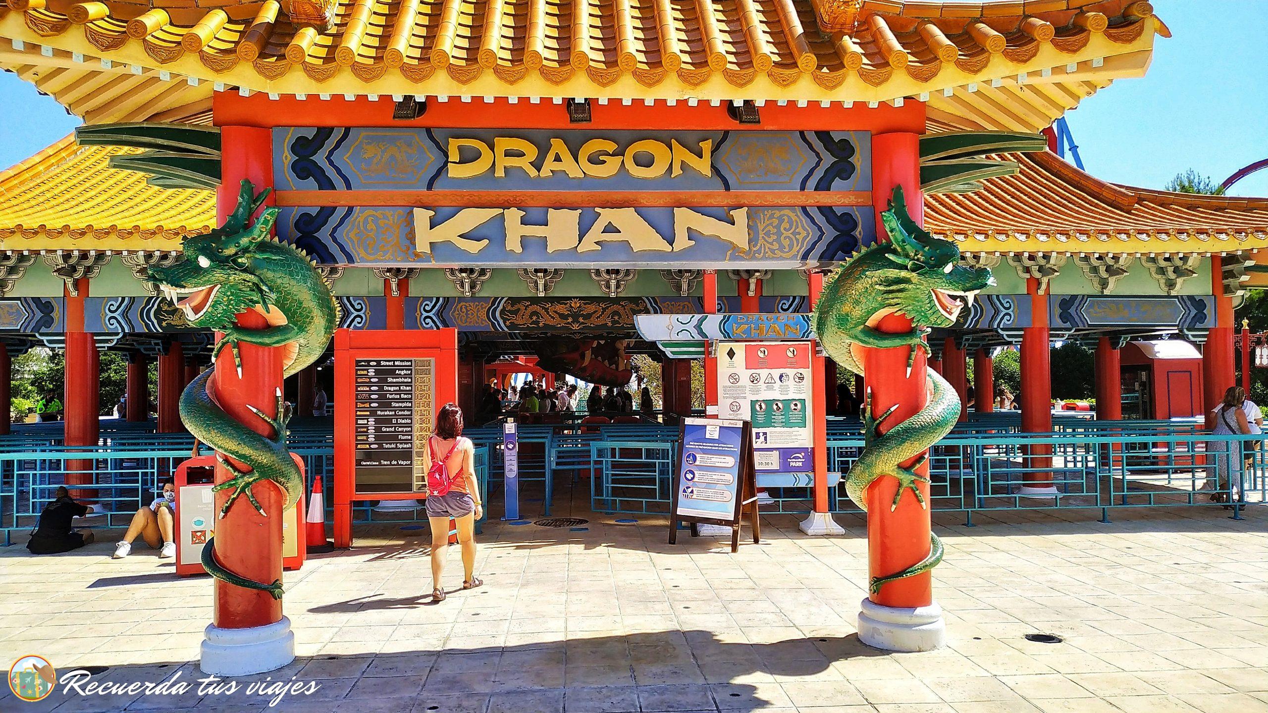 Qué ver en PortAventura - Dragon Khan