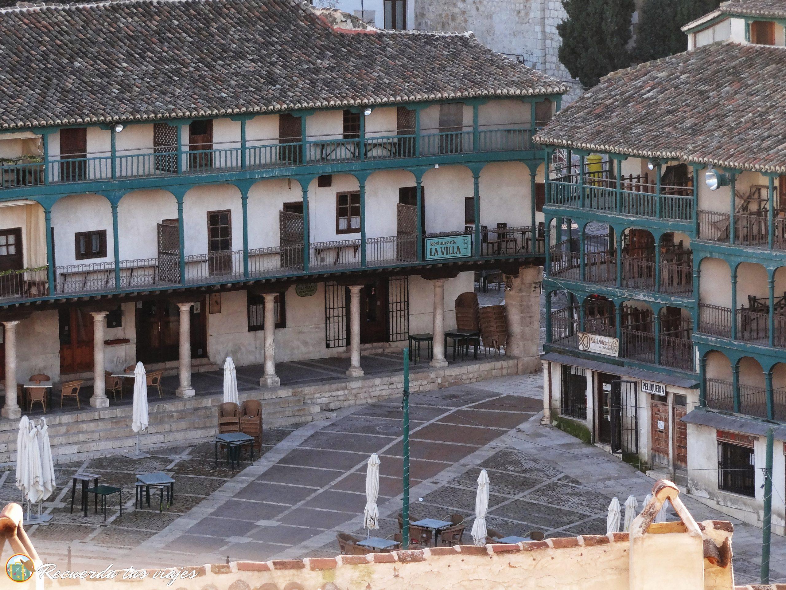 Plaza Mayor desde el mirador - Qué ver en Chinchón en 1 día