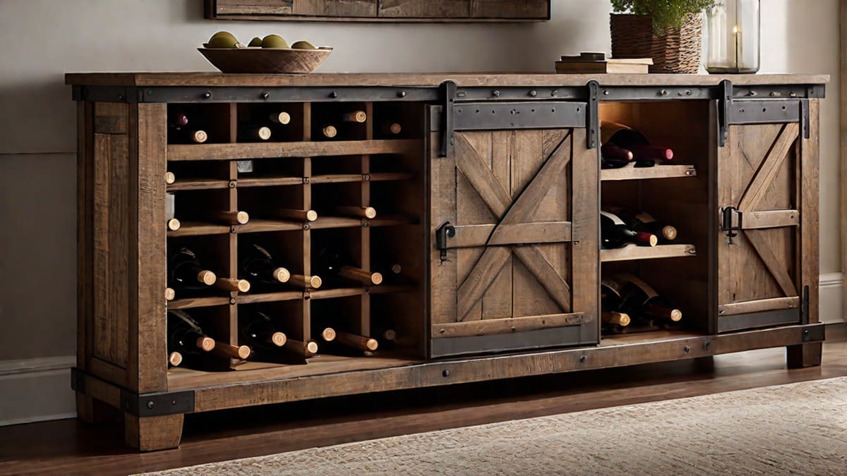 Wine Cabinet Farmhouse