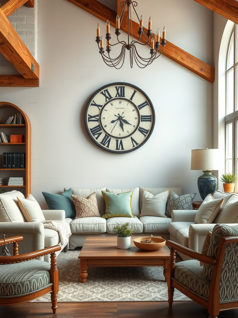 Rustic Vintage Wall Clock