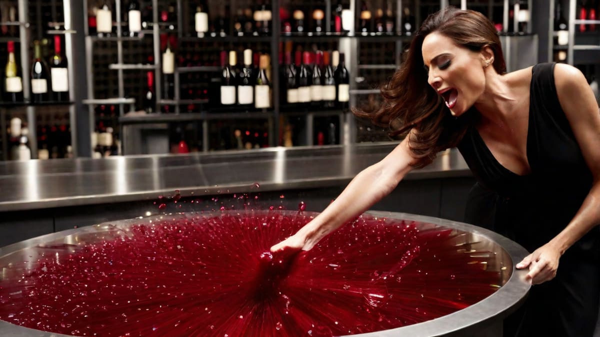 What Episode Does Angelina Throw Wine