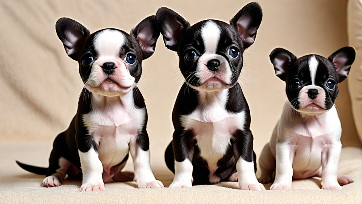 The Many Faces of Boston Terrier Puppies