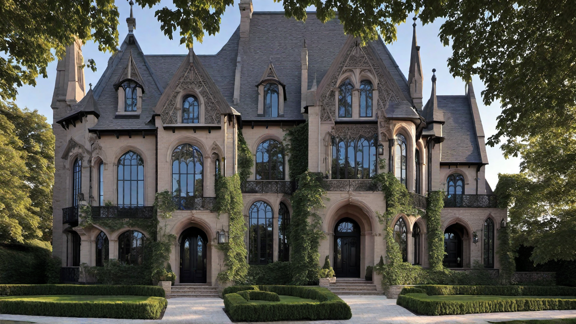Gothic Revival Doors: Ornate and Grand