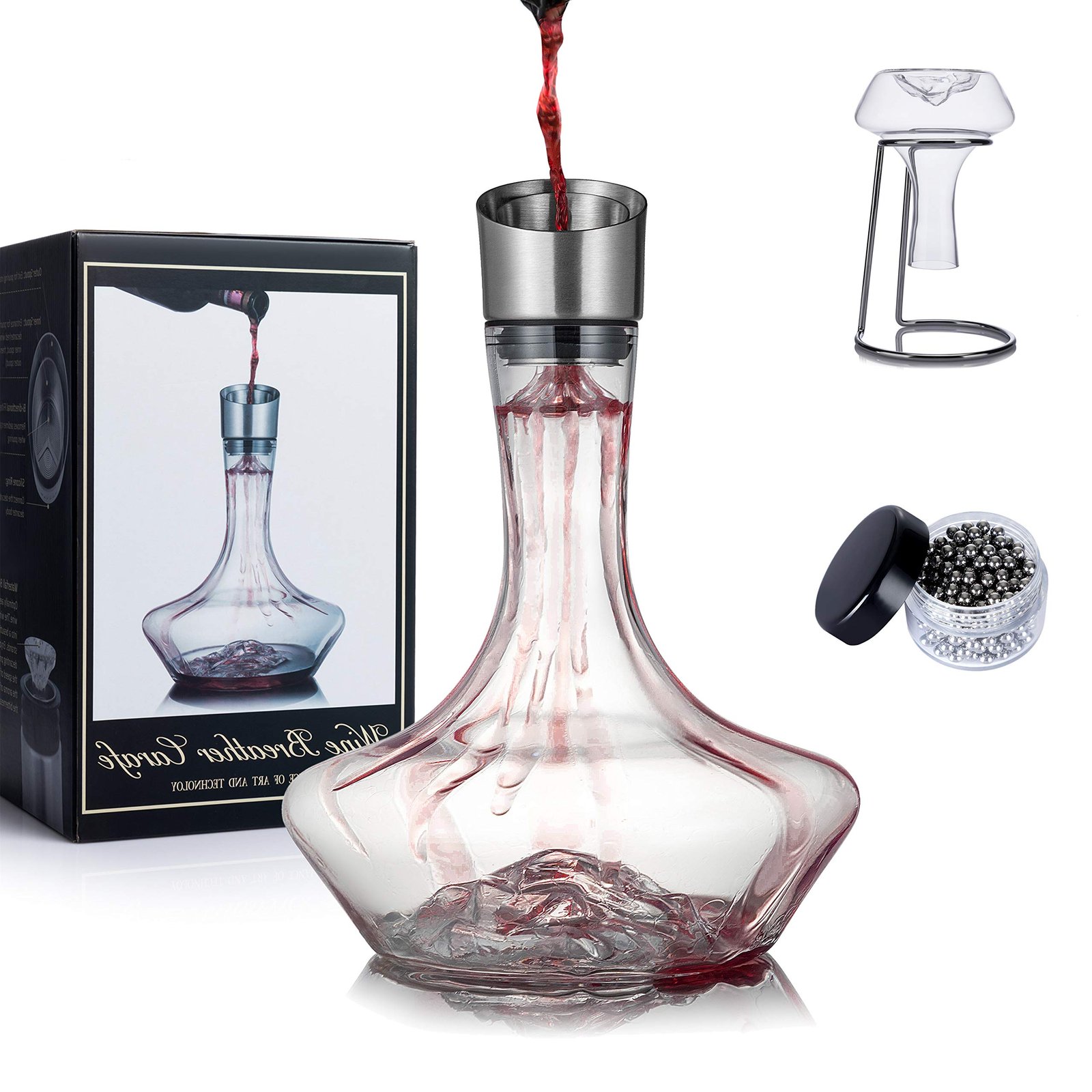 YouYah Iceberg Wine Decanter Set