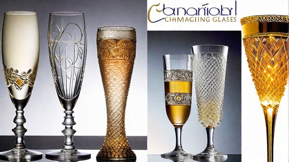 How To Decorate Champagne Glasses