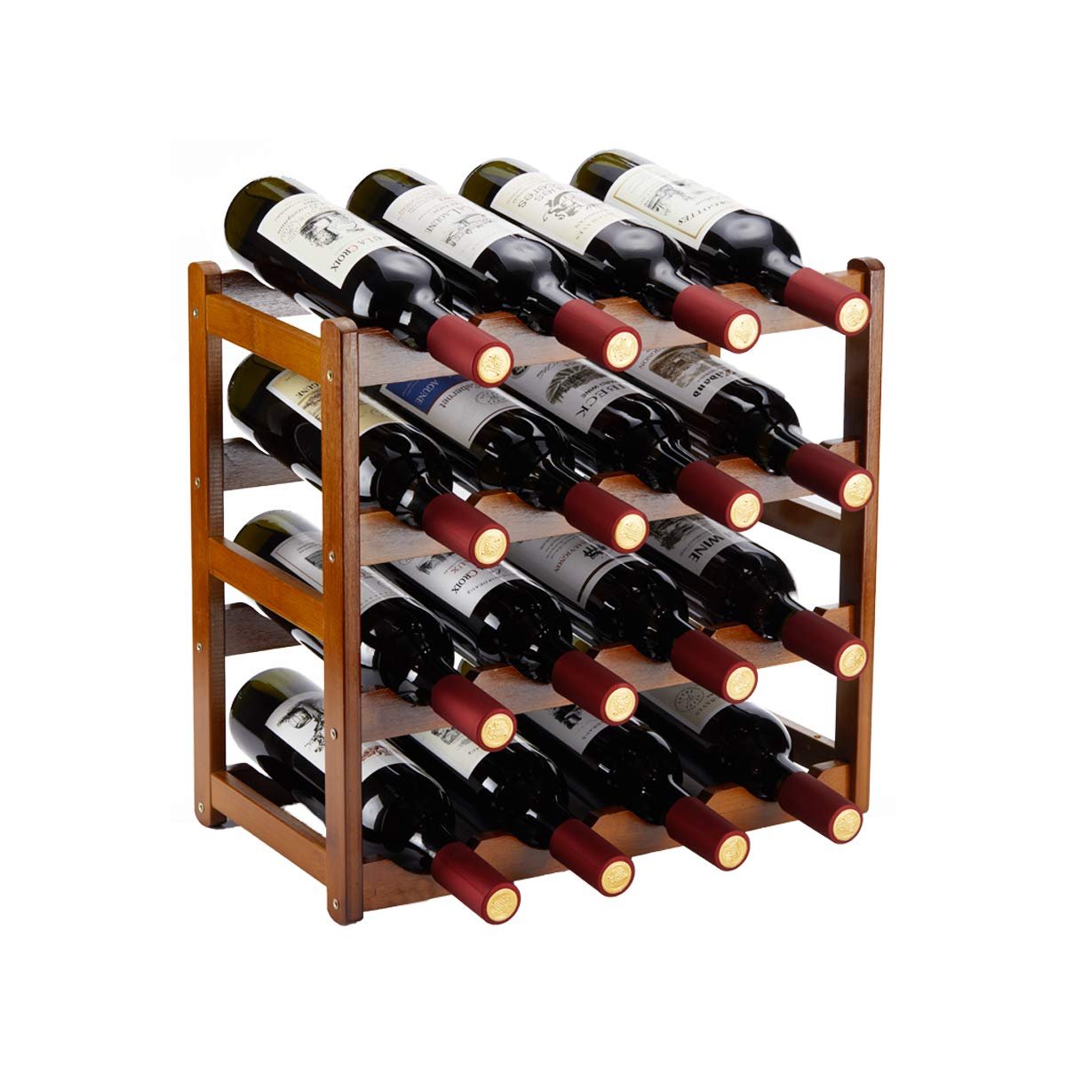 Homevany Bamboo Wine Rack