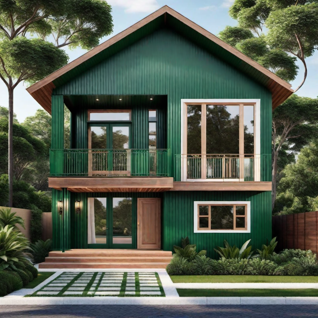 Boho Forest Green Exterior