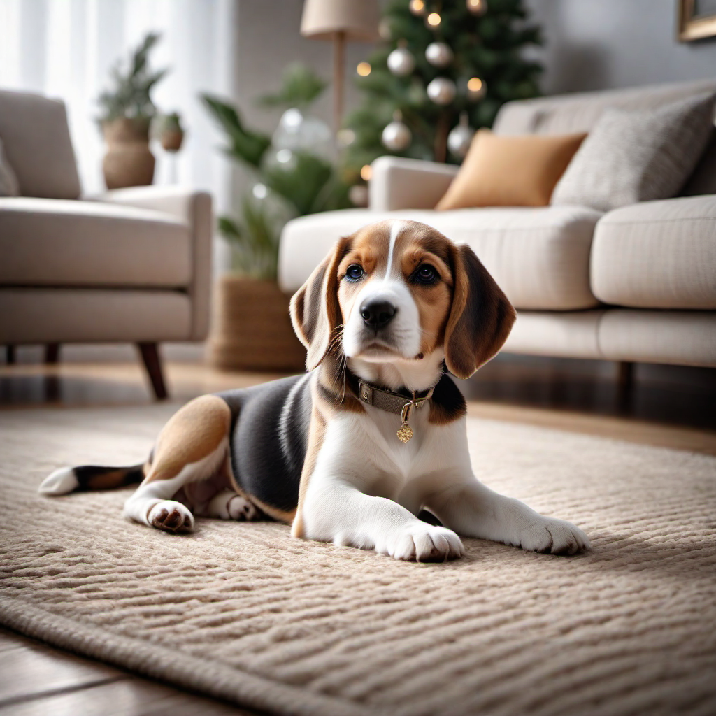 Beagle Puppy Featured with Family Members