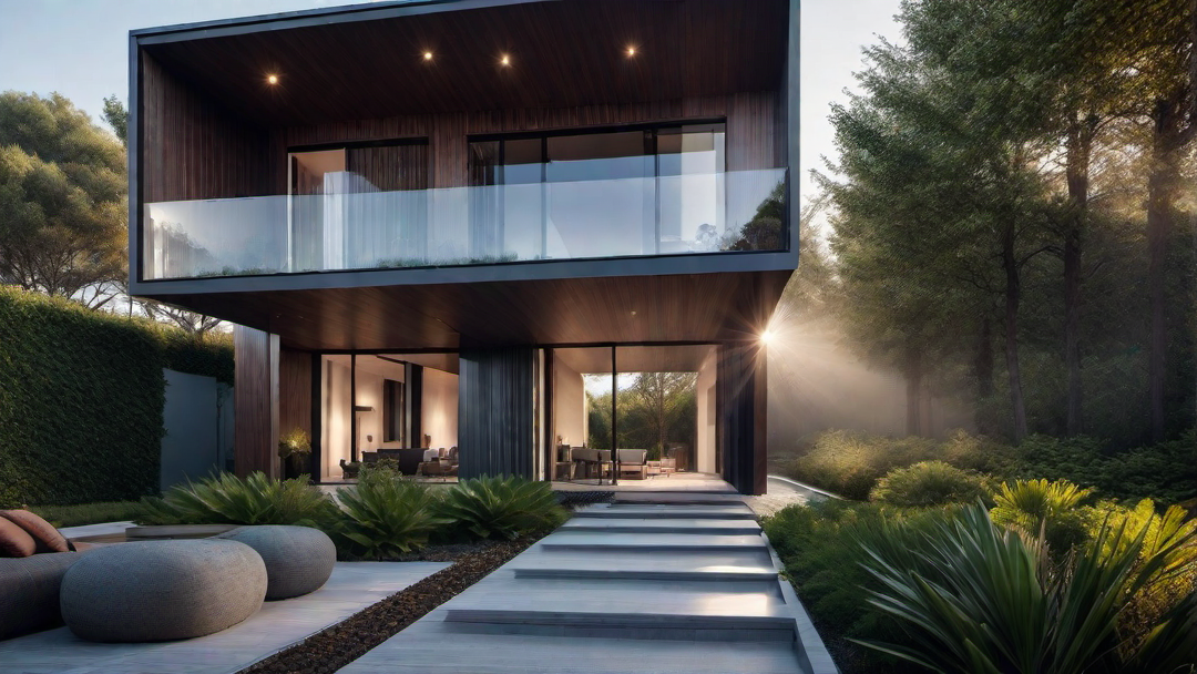 Outdoor Retreat: Modern House Exterior for Relaxation