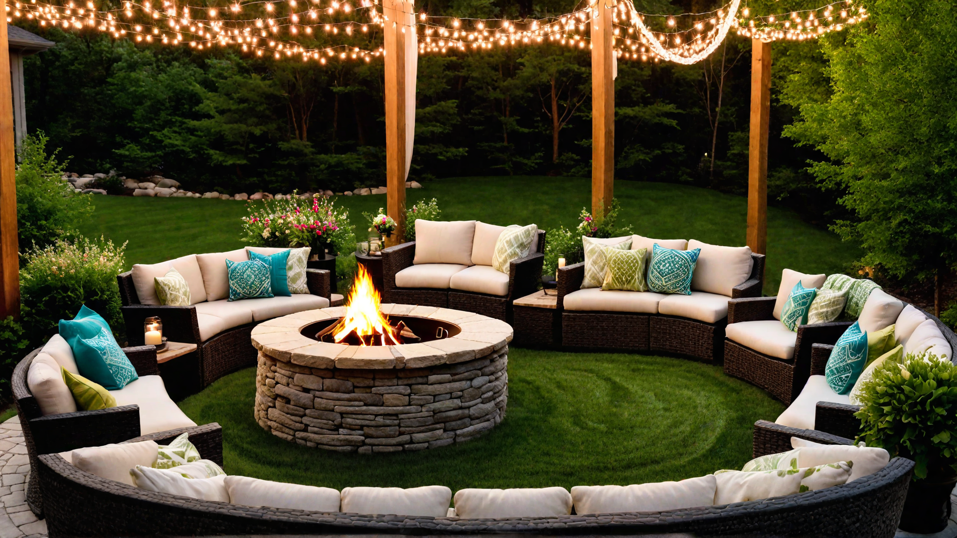 Cozy Fire Pit Seating