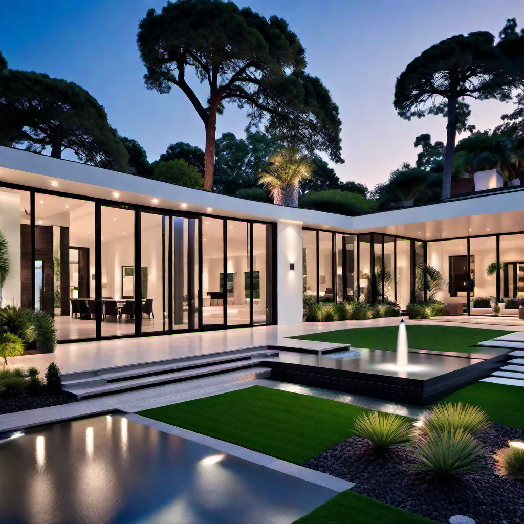 Luxurious Touches: Modern Luxury House Exterior