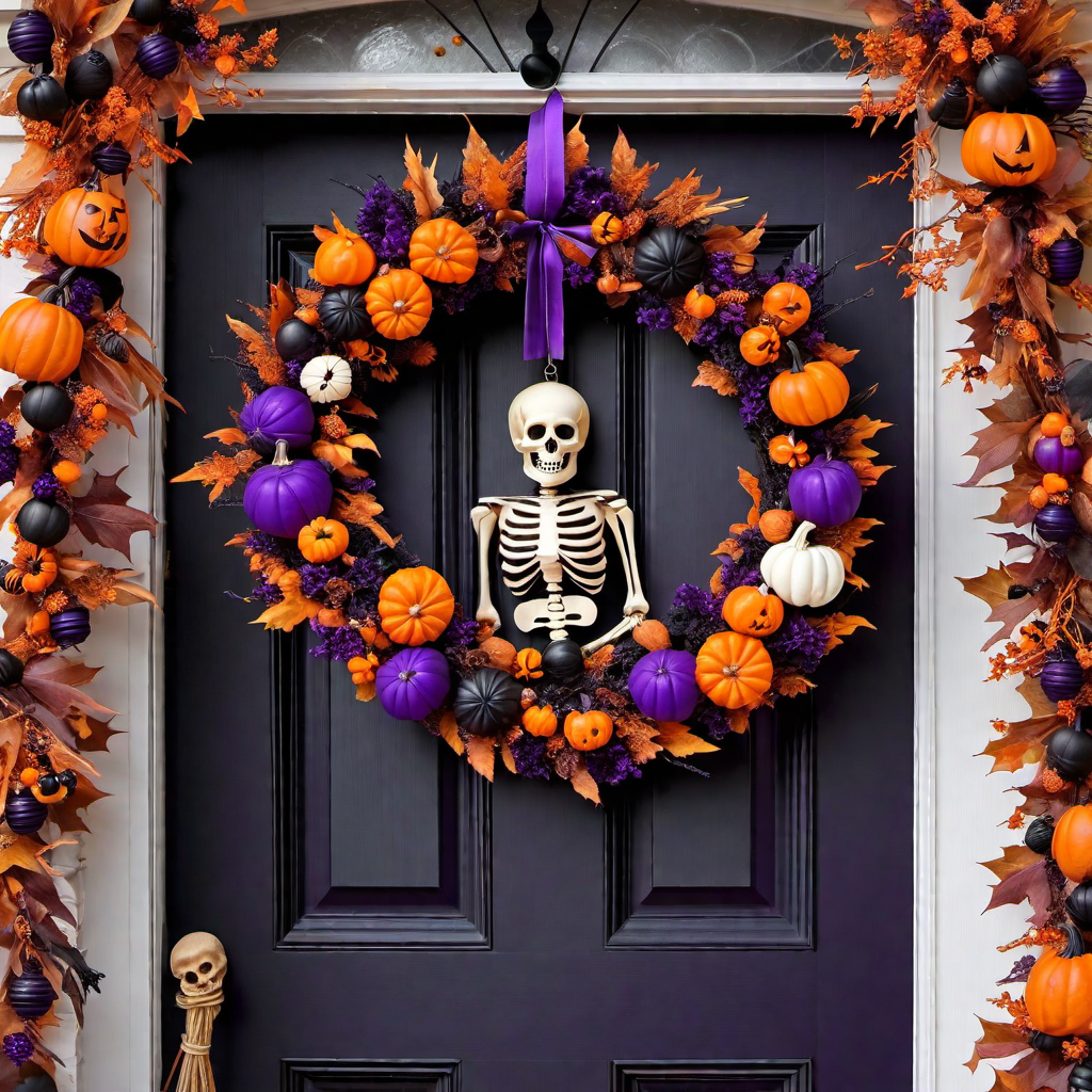 Terrifying Touches: Halloween Wreath Ideas