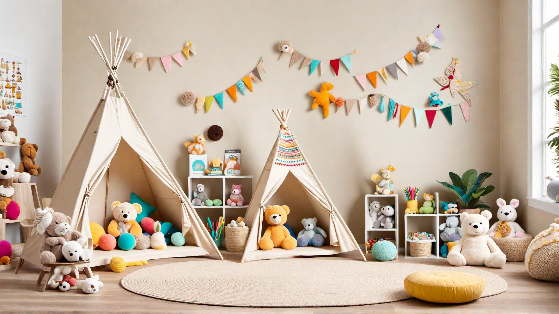 Whimsical Wonderland: Beige Playroom for Creative Play