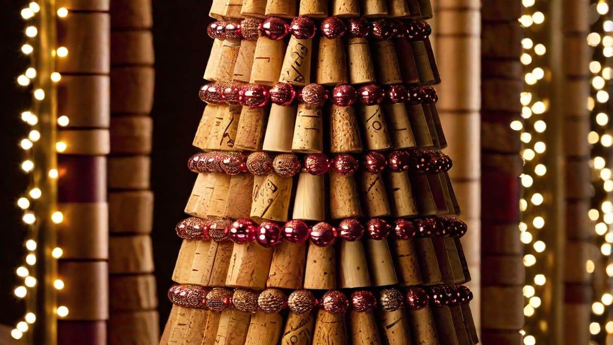 How To Make Wine Cork Christmas Tree