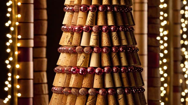 How To Make Wine Cork Christmas Tree