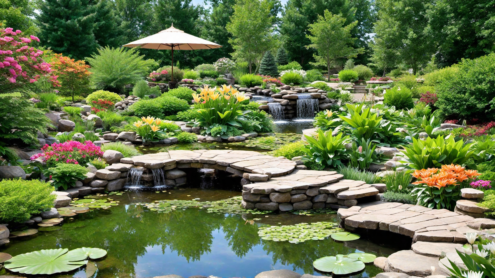 Water Features: Fountains and Ponds