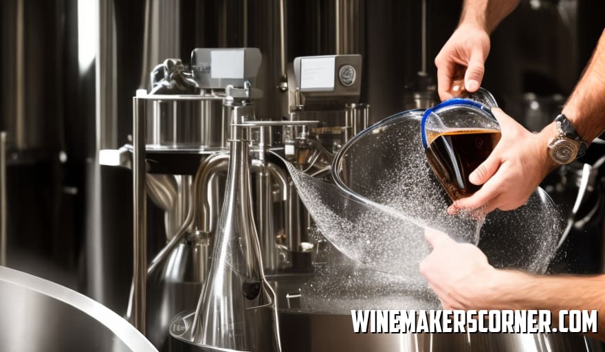 Bottling My Black Lager Beer