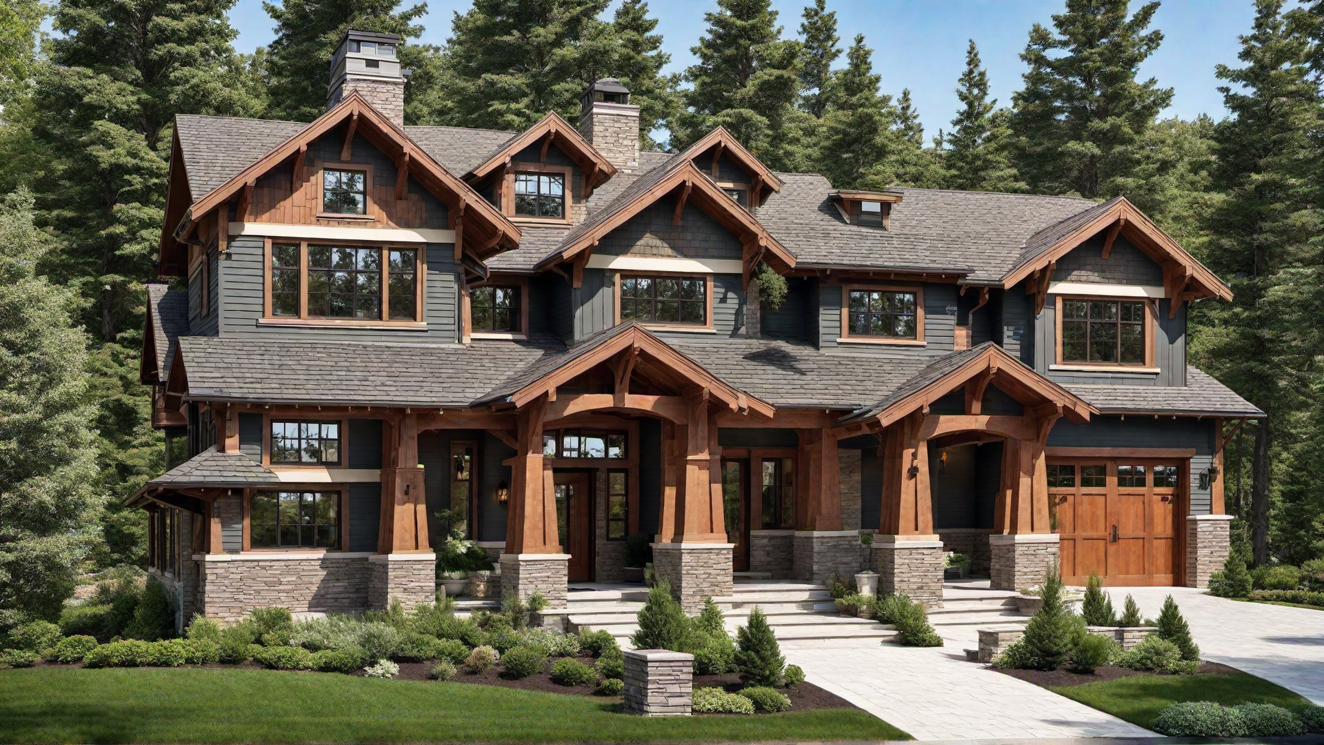 Low-pitched Roof: Signature Look of Craftsman Home Exteriors