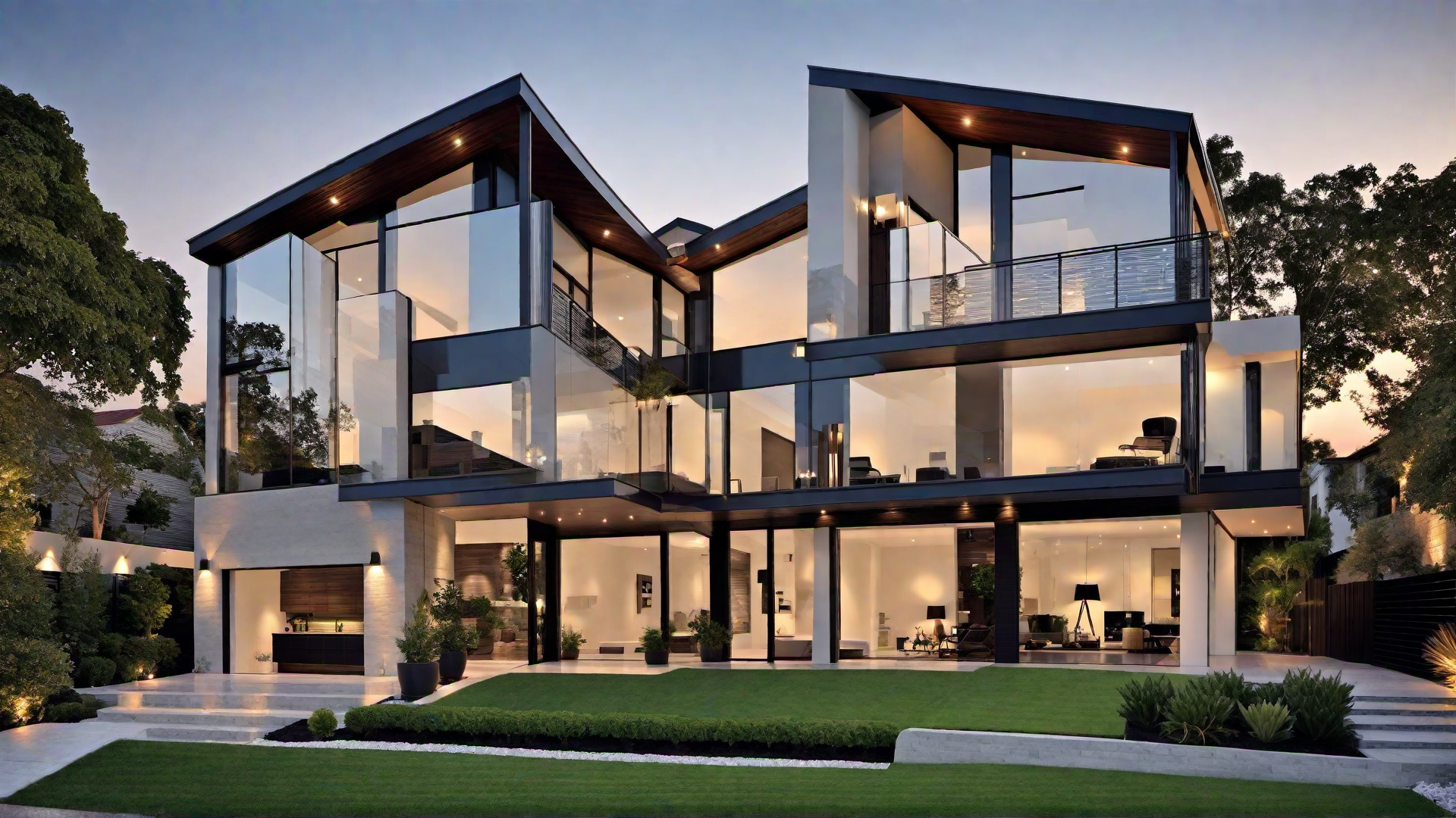 Reflective Surfaces: Mirrored Facades in Modern Home Exteriors