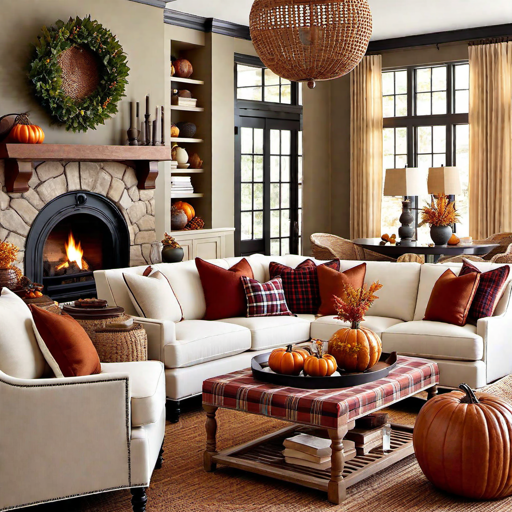 Harvest Hues: Colonial Chic Autumn-inspired Decor