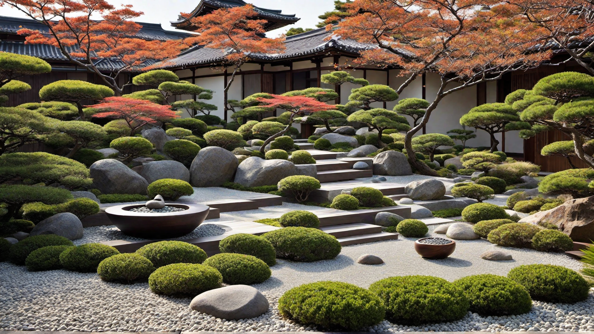 Harmony of Nature: Japanese Zen Garden Home Exteriors