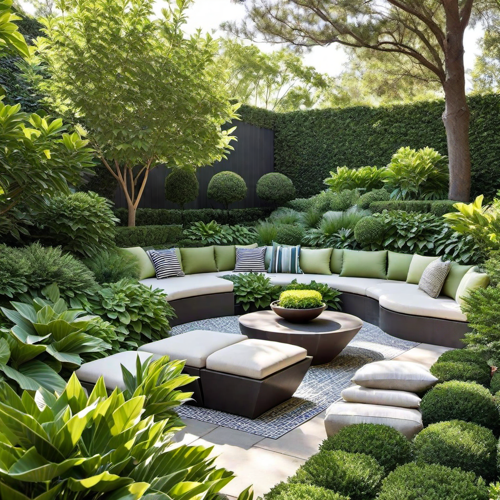 Shade Garden Haven: Cool and Tranquil Retreat from the Sun