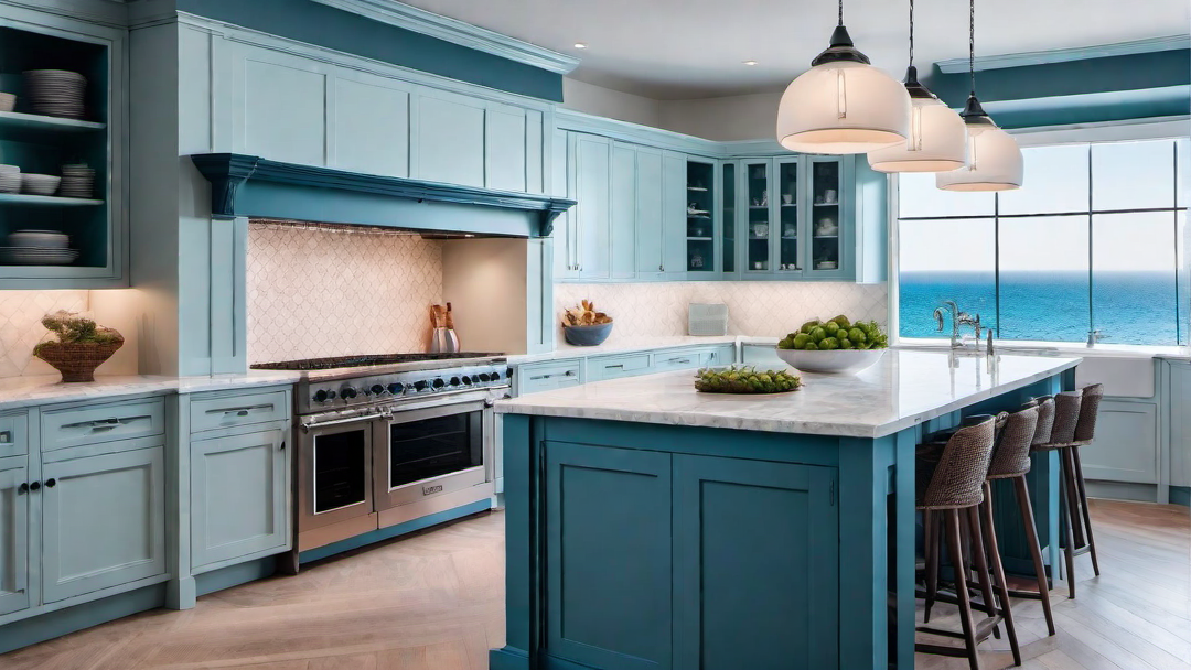 Under the Sea: Ocean-Inspired Decor in Coastal Kitchen