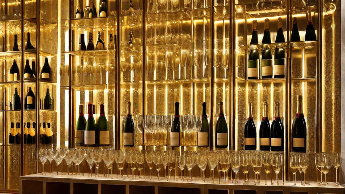 How To Build A Champagne Wall